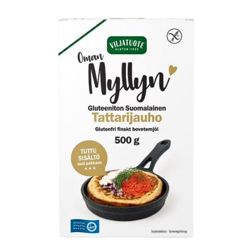 Gluteeniton Suomalainen Tattarijauho 500 g