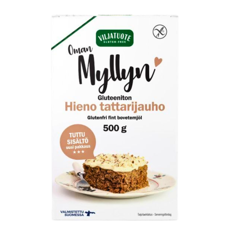 Viljatuote Gluten-Free Fine Buckwheat Flour 500 g