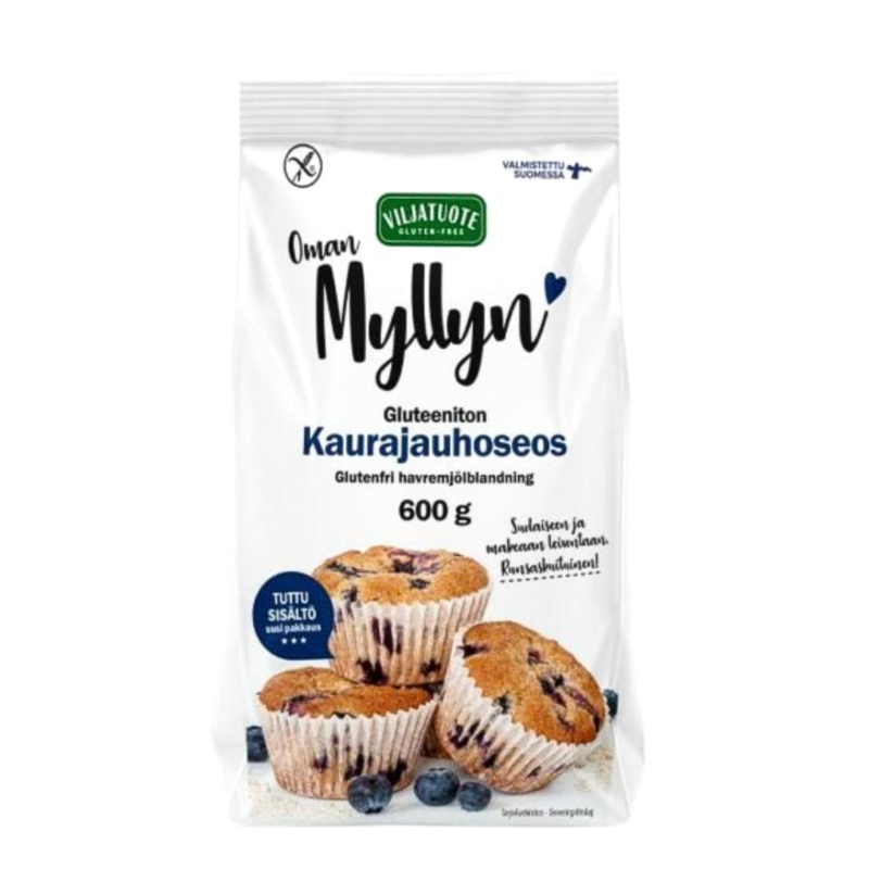 Viljatuote Gluteeniton Kaurajauhoseos 600 g