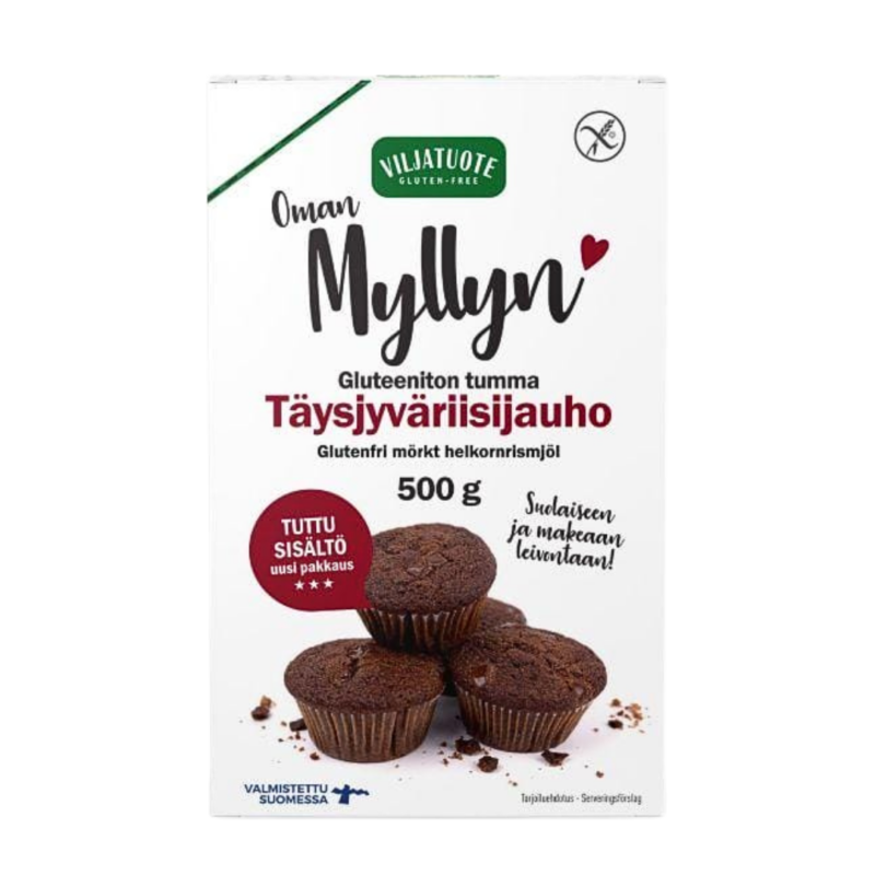 Tumma Täysjyväriisijauho 500 g